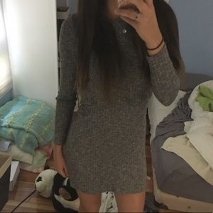 Tight Grey Mini Dress